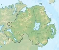Northern ireland is part of the island of ireland and is one of the four constituent nations of the united kingdom. File Relief Map Of Northern Ireland Png Wikipedia