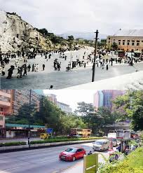 1933 2019 9 10 平行時空八十六年油麻地彌敦道加士居道交界 完善版 右邊 普慶戲院第二代1928 1955 今逸東酒店 歴史時空 hong kong