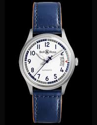 Largest selection & best prices. Watch Bell Ross Br V1 92 Racing Bird Vintage Brv192 Bb St Sca Steel White Dial Calfskin Leather Strap