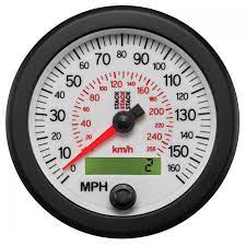 Formula for converting mph to km/h. 88mm Speedometer 0 160 Mph 260 Km H Stack Wht