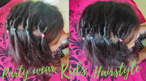 The greatness and uniqueness of the kinky african hair can never go unnoticed. Party Wear Hairstyle For Kids Short Hair Easy And Fashionable Hairstyle Youtube