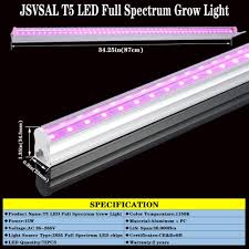Led plant grow lights strips for indoor plants full spectrum with auto on & off timer, t5 sunlike grow lights bar growing lamps for greenhouse progrow gardening grow light for indoor plants led 4ft 60w full spectrum hanging t5 lightweight, energy efficient and easy to assemble. Amazon Com Jsvsal 6 Pack T5 Led Full Spectrum Grow Light Strips 3ft 90w 6 X 15w 1000w Equivalent Integrated Growing Lamp Fixture Plug And Play Easy Installation For Indoor Greenhouse Plant Grow Shelf