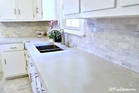 For instance, white cabinets and countertops might technically not clash but it will leave your kitchen looking a little sterile and bland. How To Make Diy Cast In Place White Concrete Countertops Do It Yourself Fun Ideas