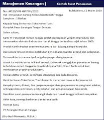 Dalam hal ini, pelaku bisnis tentu saja bisa. Contoh Surat Penawaran Jasa Laundry Audit Kinerja