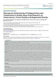 Marlene, and together with primal health we have helped over 187,000 people just like you achieve optimal health. Pdf Therapeutic Relationship Of Telepsychiatry And Telebehavioral Health Ideas From Research On Telepresence Virtual Reality And Augmented Reality