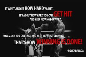 How 'bout i stay here and you fight? Amazon Com Rocky Balboa Motivational Quote Doesn T Matter How Hard You Hit Poster Paper Print 12 Inch X 18 Inch Rolled Posters Prints