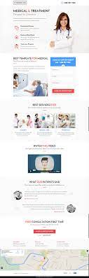 8 Mobile Friendly Landing Page Templates Designed With Love Medical Landing Page Page Template