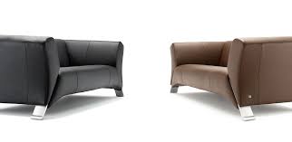 Rolf benz mio leather sofa cognac corner sofa. 322