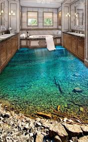 3d Water Rocks Steps 232 Floor Wallpaper Mural Floor Mural Floor Murals 3d Floor Painting Floor Wallpaper