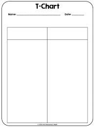 Printable T Chart T Chart Template Pdf 2953142000513