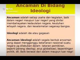 Salah satu ancaman terhadap integrasi nasional adalah ancaman terhadap integrasi di bidang ideologi. Tugas Ppkn Ancaman Di Bidang Ideologi Youtube