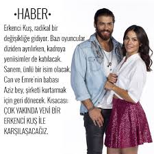 O Xrhsths Can Yaman News Sto Twitter Haber Erkenci Kus Radikal Bir Degisiklige Gidiyor Bazi Oyuncular Diziden Ayrilirken Kadroya Yeni Isimler De Katilacak Sanem Unlu Bir Isim Olacak Can Ve Emre Nin Babasi