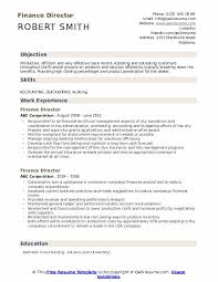 Finance Director Resume Samples Qwikresume