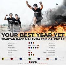 Get calendar for 2017 new year. Spartans Are You Ready For 2019 Spartan Race Malaysia Facebook