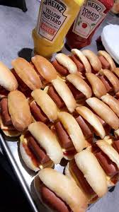 Mini Hot Dogs Mini Hot Dogs Mini Hamburgers Et Hot Dog Recettes