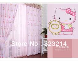 100cm Hello Kitty Cartoon Children Girls Custom Curtains Hello Kitty Cartoon Custom Curtains Hello Kitty