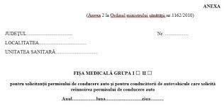 Referitor la obtinerea unui permis auto suceava, este necesara trecerea examenului medical. Un Nou Examen Medical È™i O NouÄƒ FiÈ™Äƒ MedicalÄƒ Pentru Permisul Auto NeamÈ›