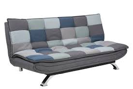 2x matratzen à 90/200 cm separat bestellen. Actona Bettcouch Faith Mit Patchwork In Stoff Grau Liegeflache Ca 196x123 Cm