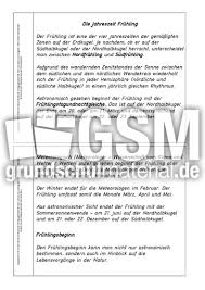 Leseprobe lesetexte 4 klasse zum ausdrucken. Jahreszeit Fruhling Lesetext 1 4 Mini Bucher Lesetexte Lapbook Jahreszeiten Jahreszeiten Hus Klasse 2 Grundschulmaterial De