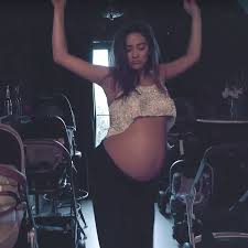Oh, and that fantasia song drives me nuts. Shay Mitchell Does The Baby Mama Dance To Induce Labor Popsugar Family