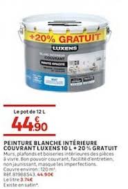 Liste de boutiques et magasins où vous trouverez des accessoires pour la peinture tels que. Offre Peinture Luxens Cuisine Et Salle De Bain 2 5 L 20 Gratuit Chez Leroy Merlin