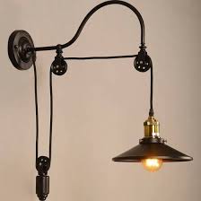 Industrial Farmhouse Lighting Adjustable Wall Light Metal Wall Lamp Wall Mounted Lamps