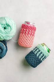 Hopefully the post content article knit beer koozie mitten pattern. Easy Crochet Can Cozy Free Pattern Sarah Maker