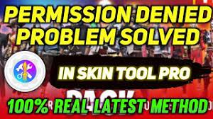 Use the following commands in cmd line after navigating to your tools directory. How To Solve Permission Denied Problem In Skin Tool Pro Fix Please Grant The Permission First Youtube