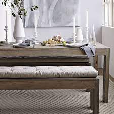 This piece can also be used as a welcome addition in a mudroom or casual. Emmerson Reclaimed Wood Dining Bench Stone Gray Dining Bench Cushion Dining Table With Bench Wood Dining Bench