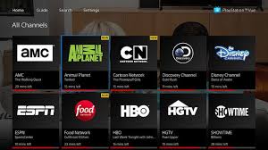 Playstation Vue S Tv Streaming Service Arrives On Apple Tv Techcrunch Playstation Vue Tv App Apple Tv