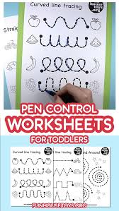 Our Pen Control And Tracing Printables Are A Fun Way To Teach Toddlers How Video In 2020 Preschool Worksheets Free Preschool Worksheets Preschool Worksheets Free Printables