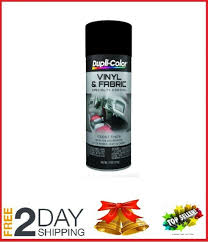 dupli color hvp104 gloss black high performance vinyl and fabric spray 11 oz