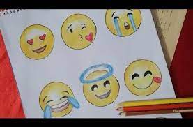 رسم فيسات كيوت سهله l رسم فيسات الواتس اب youtube my drawings drawings