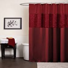 Maria 72 X72 Shower Curtain Walmart Com Red Shower Curtains Bathroom Red Fabric Shower Curtains