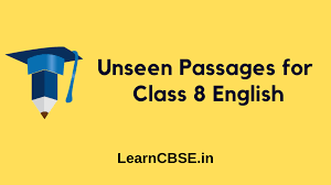 Unseen Passage For Class 8 English Grammar Book Pdf Class 8 Class