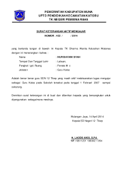 Surat keterangan kerja adalah surat yang mana isinya menerangkan atau keterangan bahwasannya sesorang bekerja pada sebuah instansi/perusahaan maupun organasasi dengan jabatan sesuai dengan yang ada didalam surat keterangan tersebut. 15 Contoh Surat Keterangan Penghasilan Domisili Dll Doc