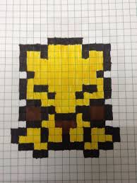 Below is a list of 10 pokemon templates from friendship bracelets ready to be reproduced in whatever way you like best!. My Pixel Art Of Abra Pokemon Amino