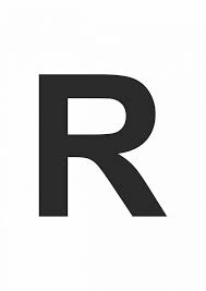 All you will need to do in print on coloured paper or cardstock. Large Printable Letter R Print And Cut Free Printables
