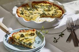 Spinach Leek And Goat Cheese Quiche With Olive Oil Crust Recipe In 2020 Goat Cheese Quiche Recipes Cheese Quiche