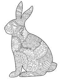 New free coloring pages browse, print & color our latest. Rabbit For Adults Coloring Page 1001coloring Com