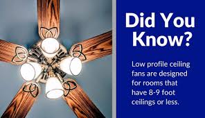 If you are using ceiling fans use a flush mount so the fan appears higher. Top 5 Best Low Profile Ceiling Fans 2021 Review Home Inspector Secrets