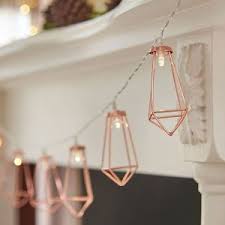1 3m Indoor Battery Power Rose Gold Cage Fairy Lights Led Industrial Geometric 5035895157145 Ebay Room Decor Bedroom Rose Gold Rose Gold Room Decor Gold Room Decor