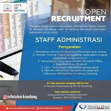 Lowongan kerja toyota lulusan smk. Lowongan Kerja Merdeka Motor Toyota Bandung Agustus 2019 Info Loker Bandung 2021