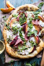 Peach And Burrata Pizza With Honey Balsamic Recette Recettes De Cuisine Idee Recette
