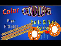 Pipefitter Color Coding Pipe Carbon Alloy Stainless Steel Fittings Gasket Bolts Nut Astm Code