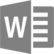 Today i will be showing you how to get rid of the white blank icon with docx written in bold on it and i will also show how to cha. Gray Microsoft Word Icon Free Gray Office Icons