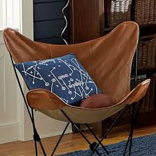 Leather Sling Butterfly Chair Butterfly Chair Comfy Chairs Leather Butterfly Chair