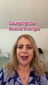 Escaping the Drama Triangle #therapist #therapy #mentalhealth #escape ...