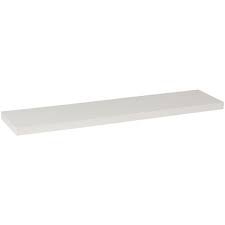 A distressed black cabinet provides a place for the tv and space to store media components. Horsen Floating Shelf 1100mm White Officeworks
