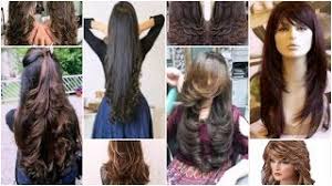 Contrary to what most women think, there are many ways to style a layered haircut. Long Hair Cutting Ideas Top 50 Layer Haircut Front And Back Layerss Youtube